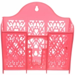 Подставка для столовых приборов «Ажур» 18*17*8см пластиковая,3секции