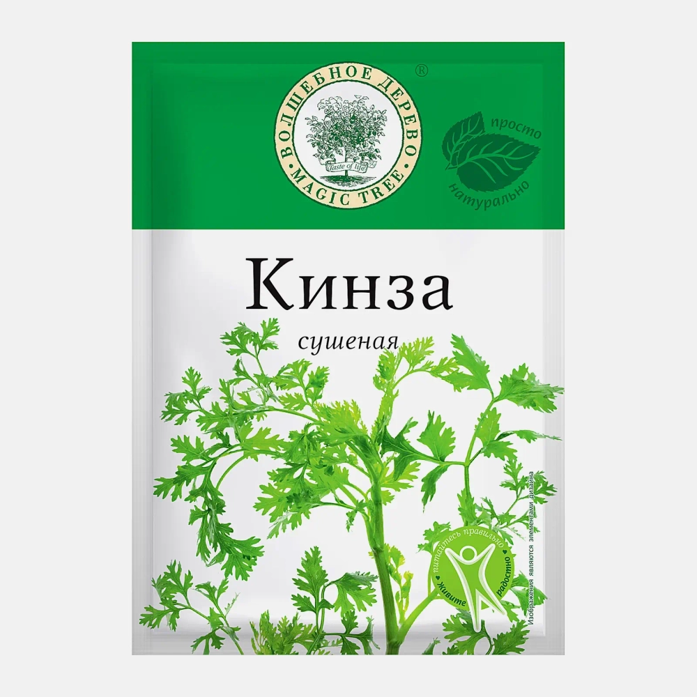 Приправа Волшебное дерево Зелень сушеная кинза 10г