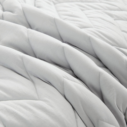 Покрывало 230х250 и 2 наволочки 50х70 Sofi De MarkO Робби серое