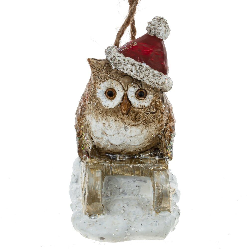 GAEM Изделие декоративное подвесное "Сова", L7,5 W5 H7,5 см, 2в.