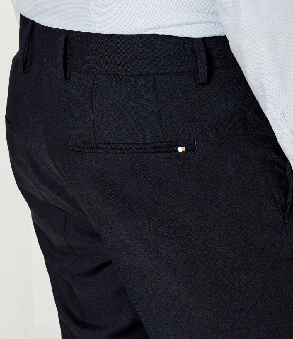 Брюки H-Genius-DTL-WG-252 BOSS BLACK - темно-синий(50540014)