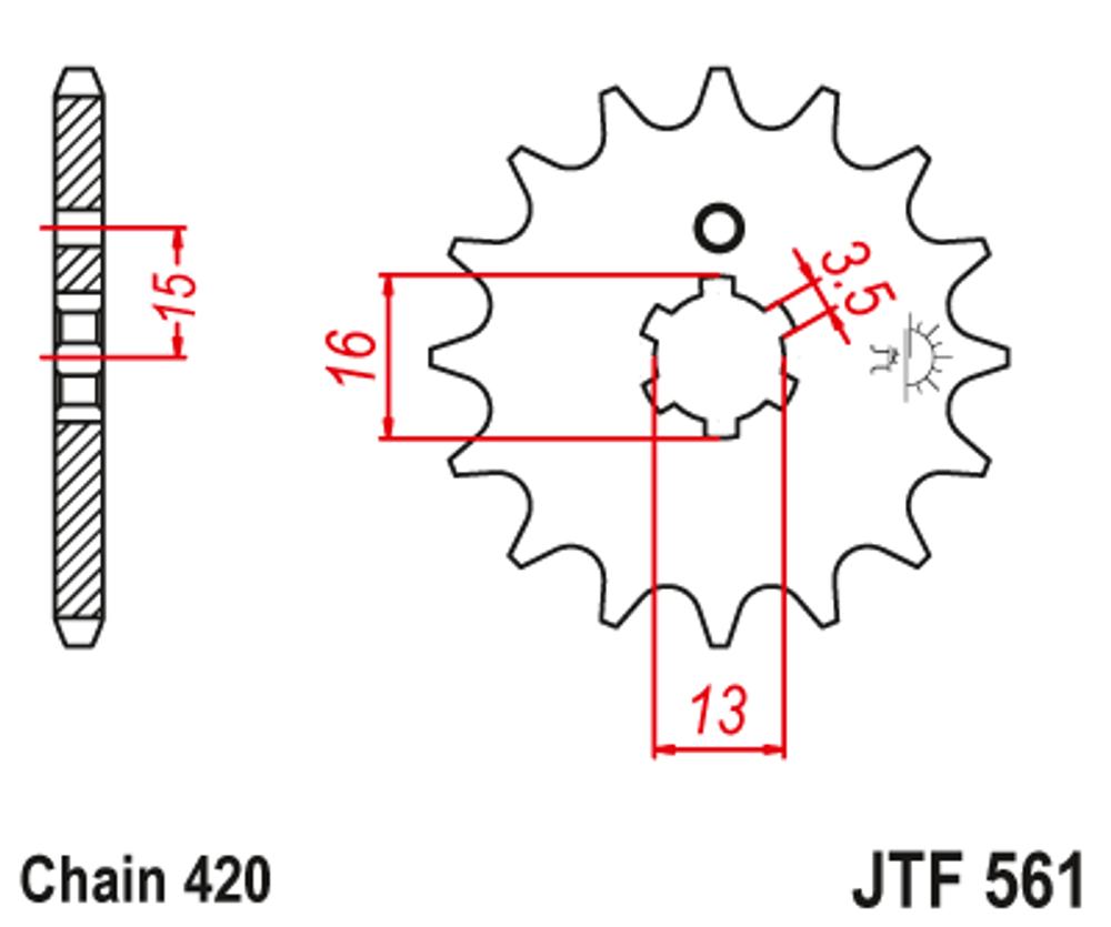 Звезда JTF561.16