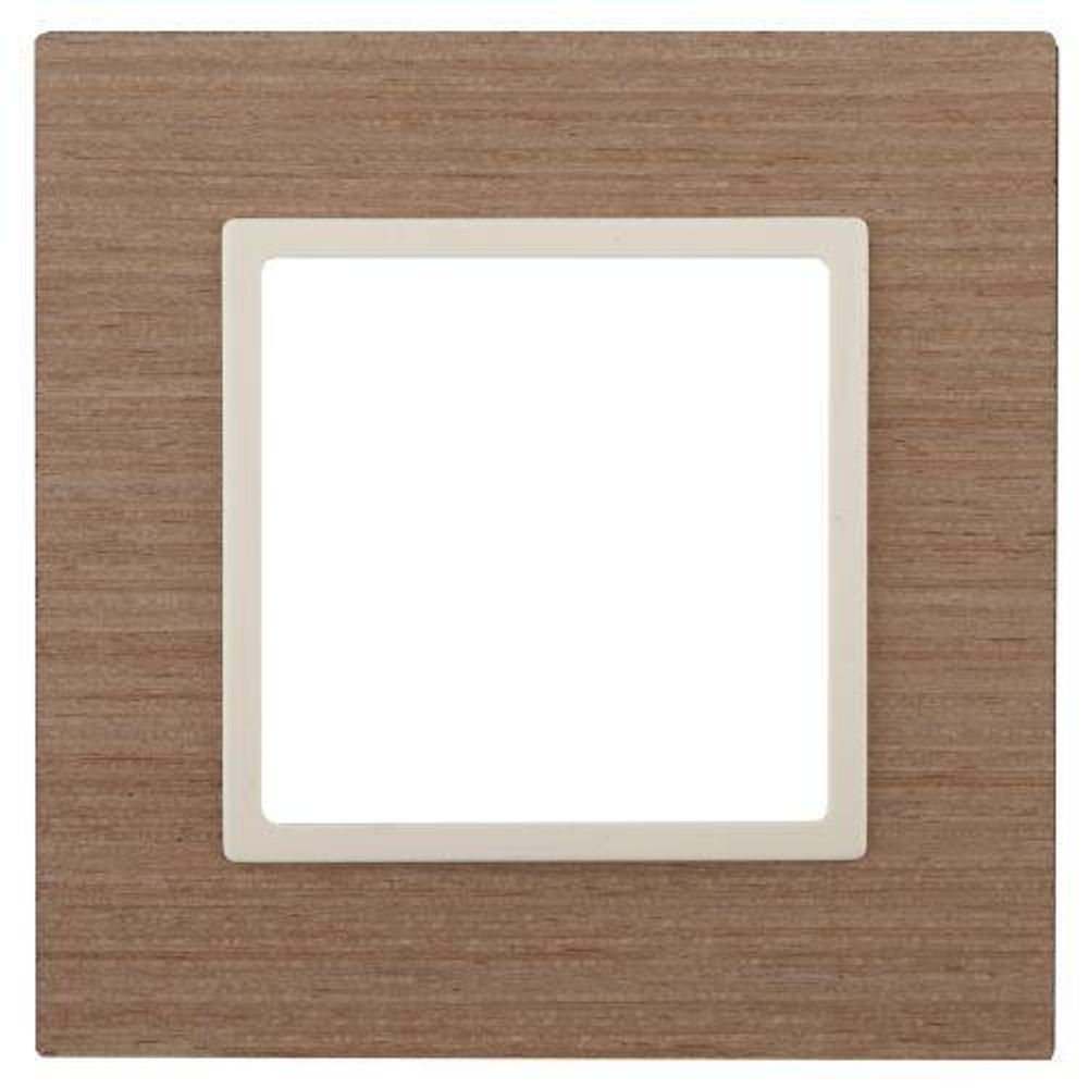 Рамка 1-м 14-5301-07 дерево Elegance ясень+сл. кость ЭРА Б0034566
