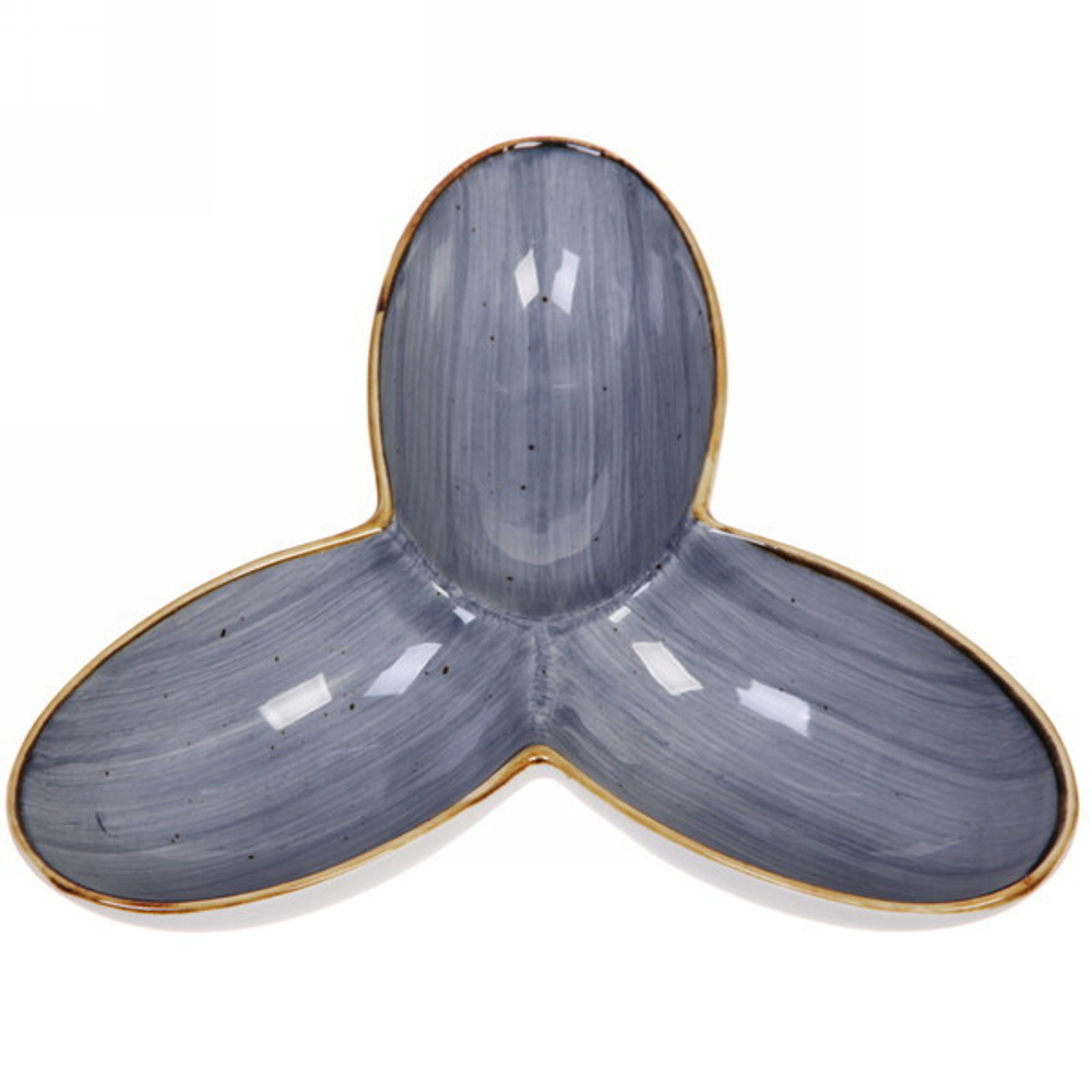 Менажница керамическая «Corsica blue» 22,8*4,5см