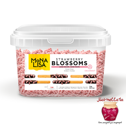 Стружка из розового шоколада Mona Lisa (Callebaut), 1 кг