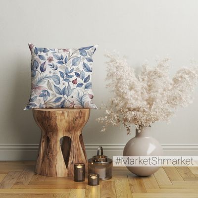 Наволочка декоративная с принтом 