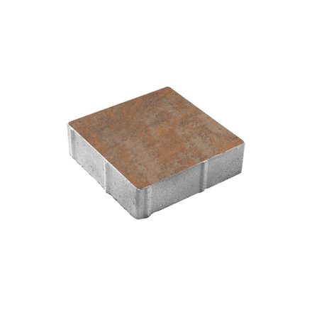 Тротуарная плитка КВАДРАТ 300х300 мм - Листопад гладкий Клен