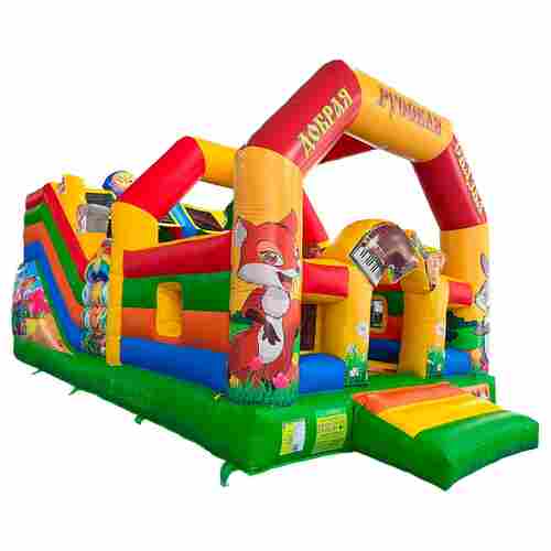 Коммерческий надувной батут «Добрая русская сказка 4», 8*4*5 м