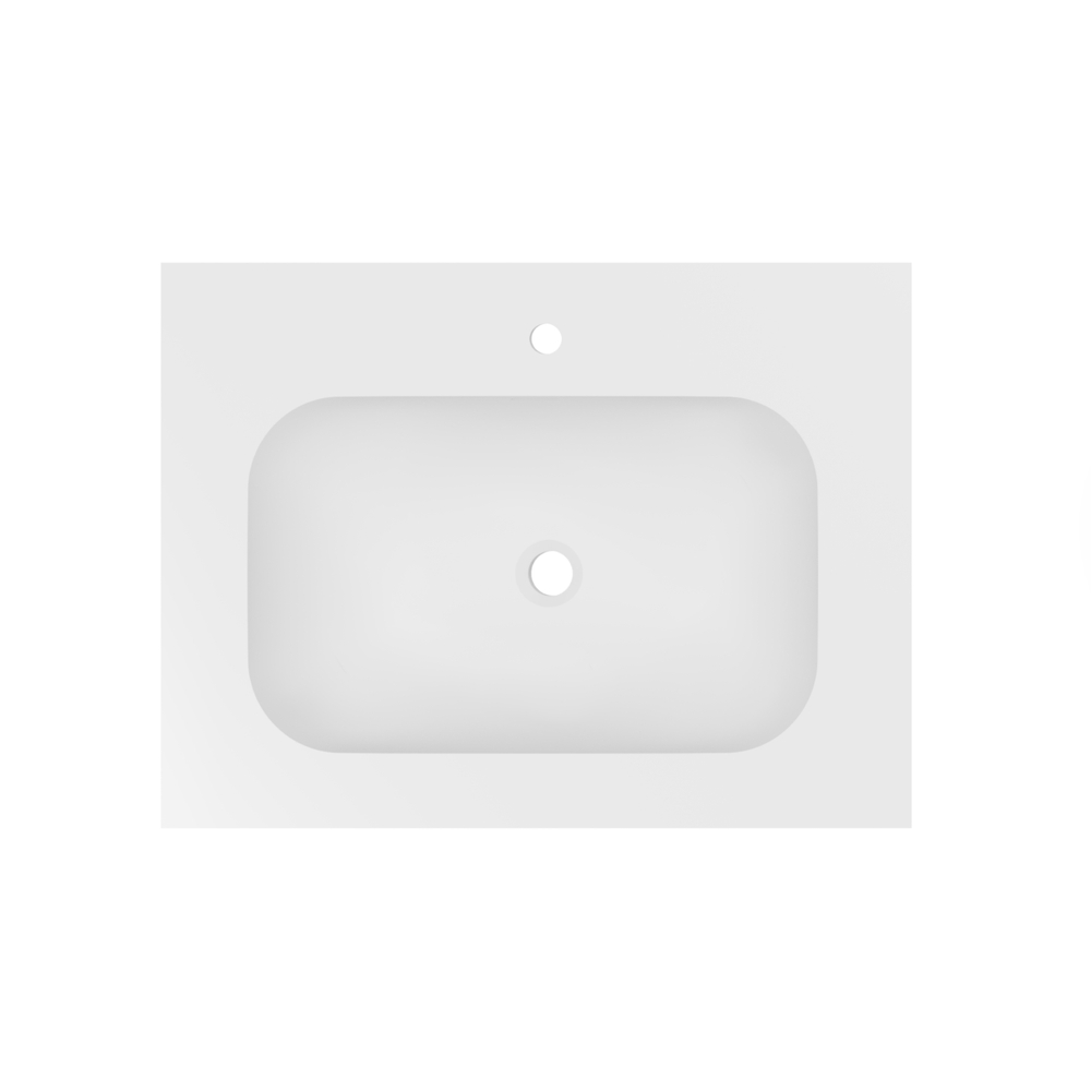 Раковина Elise VCB-4EL800MW, Corian цвет белый матовый