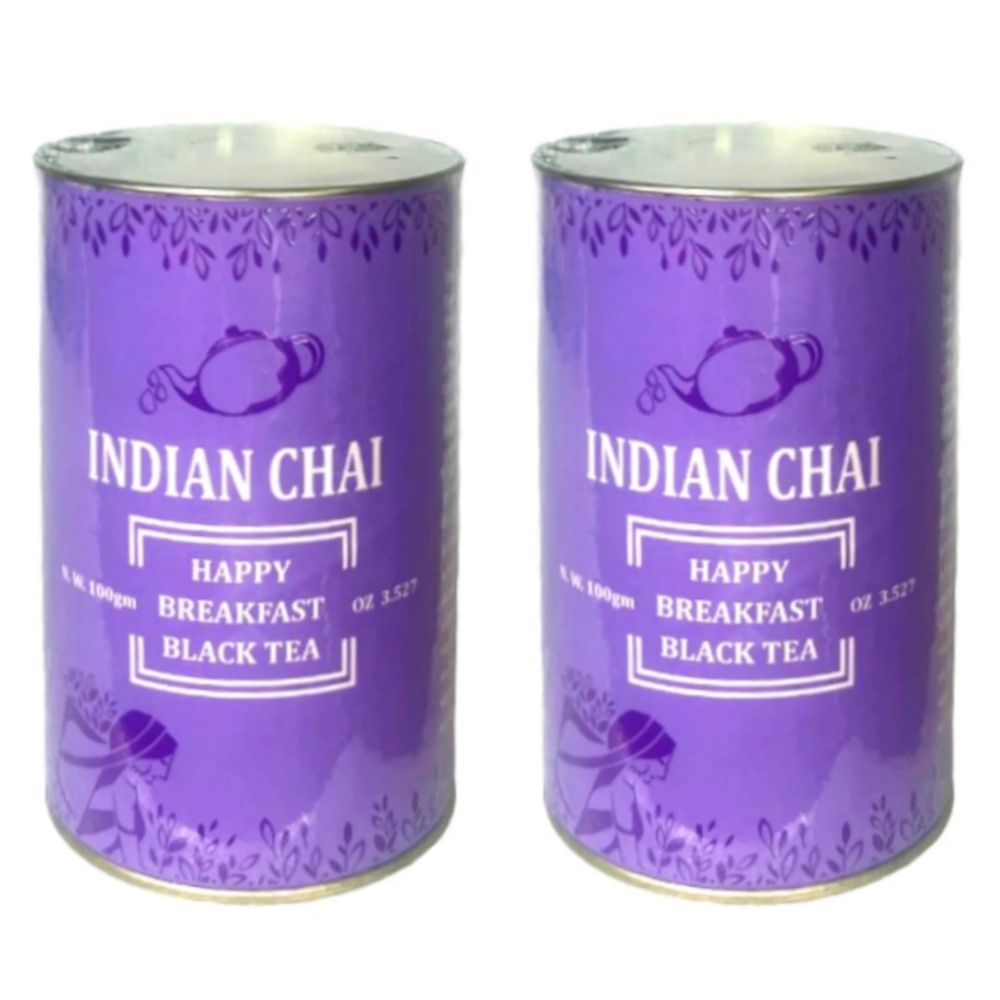 Чай черный Bharat Bazaar Счастливый завтрак 100 г, 2 шт