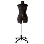 Манекен портновский Моника, размер 46, подставка Милан, цвет черный.