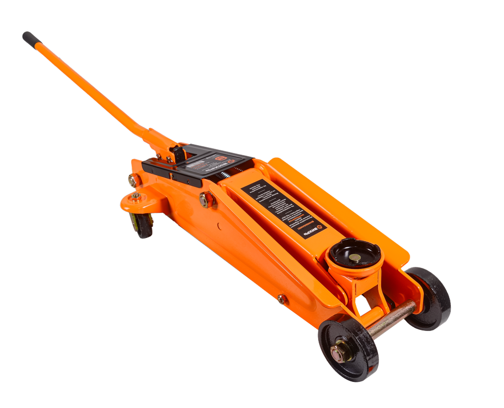 Домкрат автомобильный гидравлический подкатной ДМК-3 (3 т, 135-435 мм) Вихрь