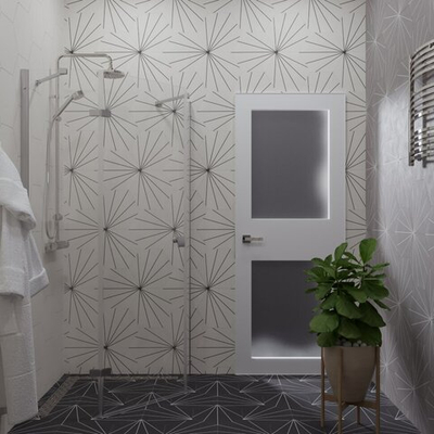 ДШ "Сигма-Хром", 90х90, пятиуг., (2 места)