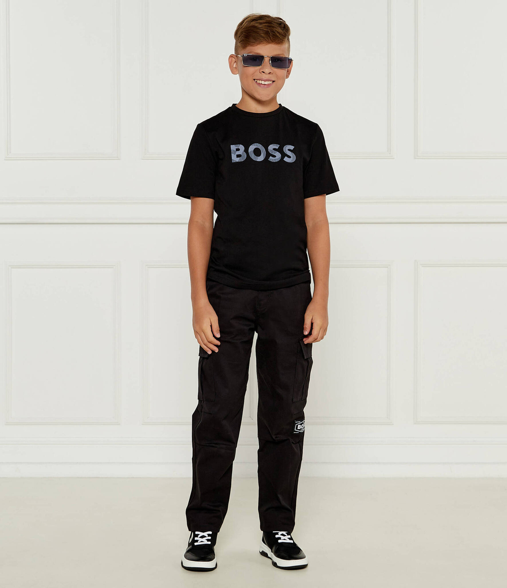 Футболка BOSS Kidswear - черный(J51210)