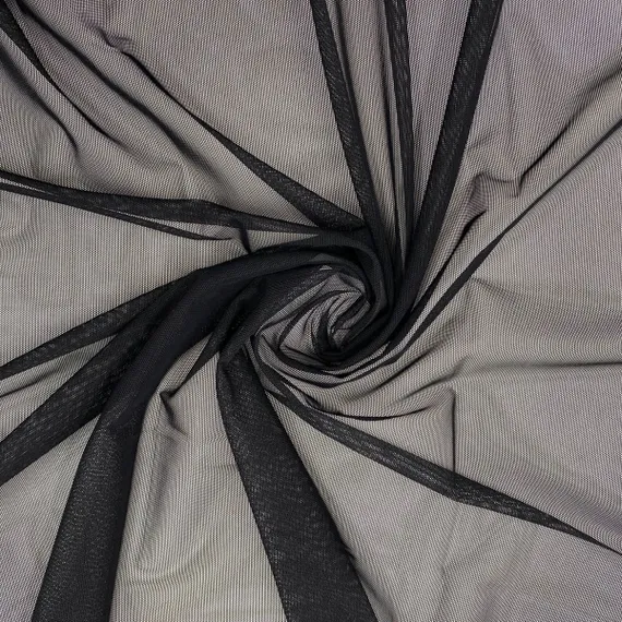 Сетка эластичная черная Lauma, тонкая