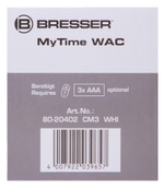 Часы настольные Bresser MyTime WAC, черные