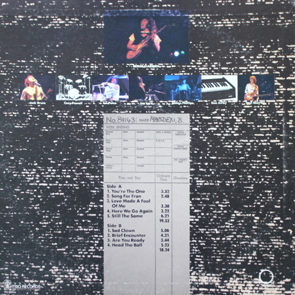 Bernie Marsden / And About Time Too (LP)