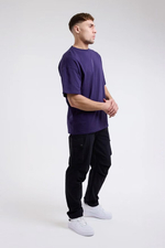 Футболка BOXRAW Lineal Oversized фиолетовая