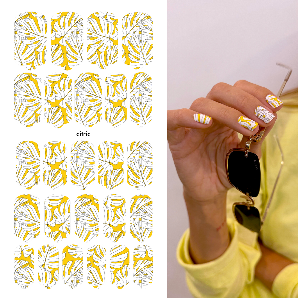 Плёнки для маникюра by provocative nails citric