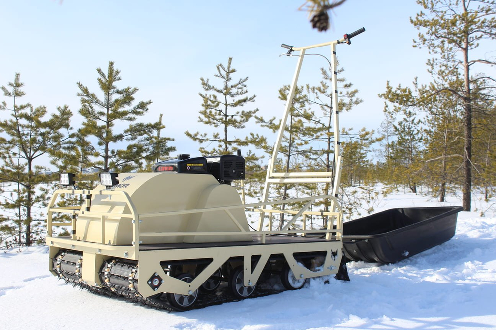 Мотобуксировщик POMOR X2 K-20 С реверс-редуктором