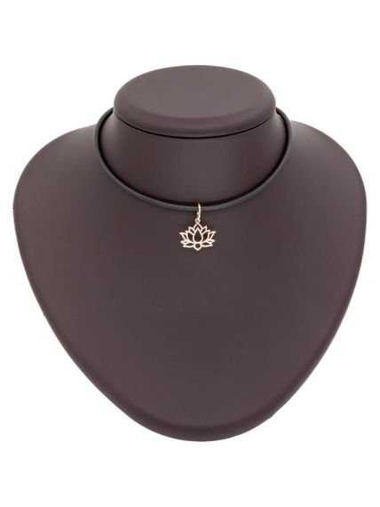 Цветок Лотоса мини - подвеска из золота, вид