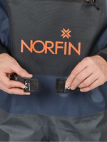 Полукомбинезон забродный Norfin PILOT BOOTFOOT р.41-S с сапогами резина
