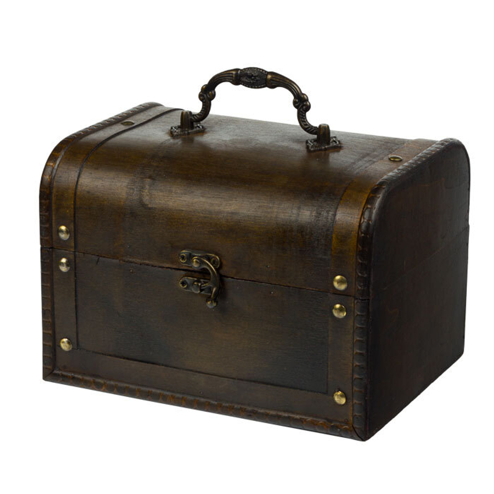 Сундук деревянный коричневый