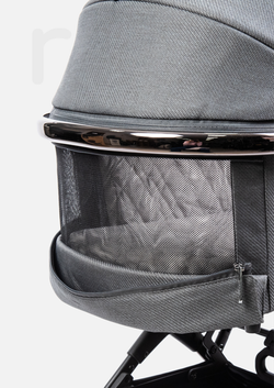 Peppy Коляска детская Tecla 2 в 1 Shadow Antrazit Chrome Edition (Графитовый)