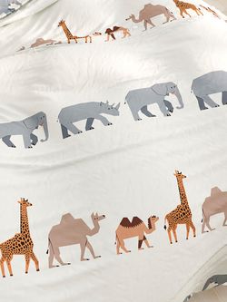 Постельное белье Сказка "Саванна" 1,5-сп Наволочка 50х70 см 1 шт Простынь на резинке 90х200 см Пододеяльник 145х215 см, перкаль