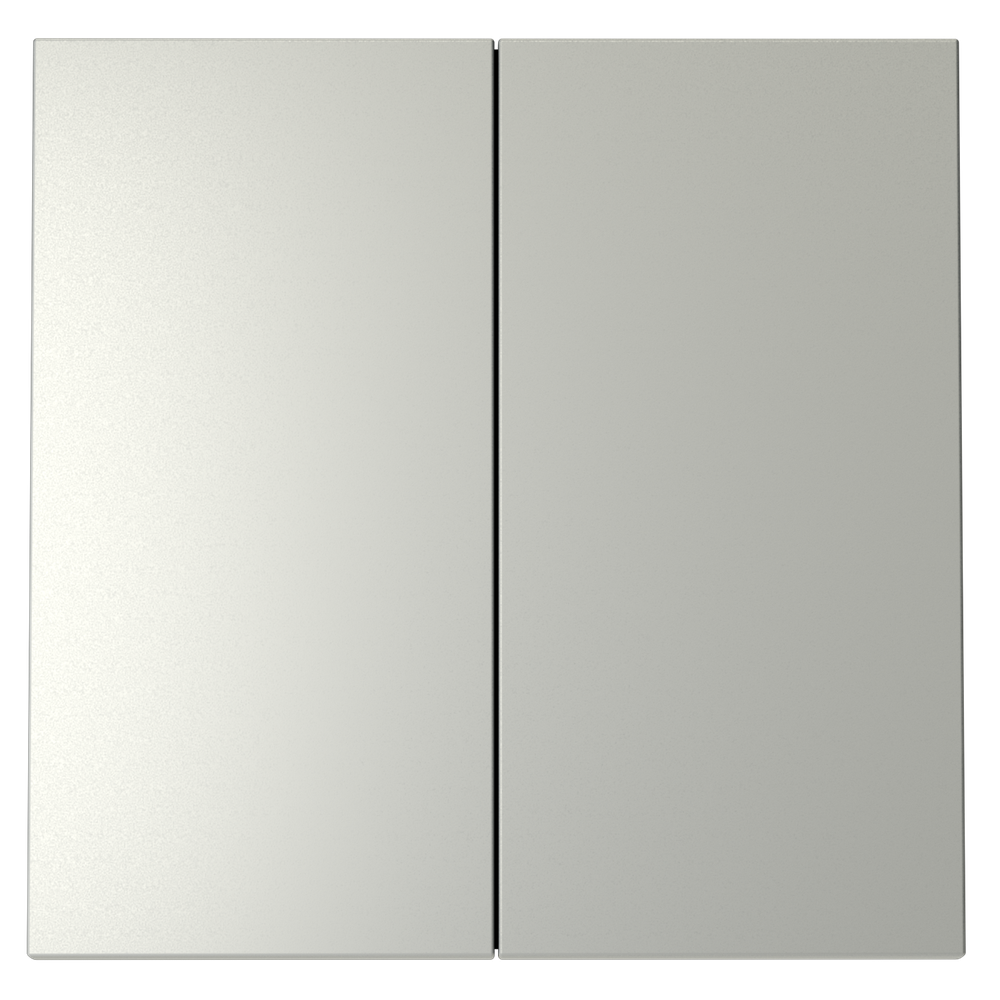 Клавиши для выключателя/переключателя двухклавишного, S70 (сталь)