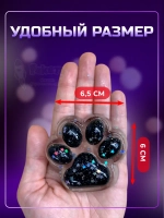 Антистресс игрушка Таба сквиш лапка блестящая липкая