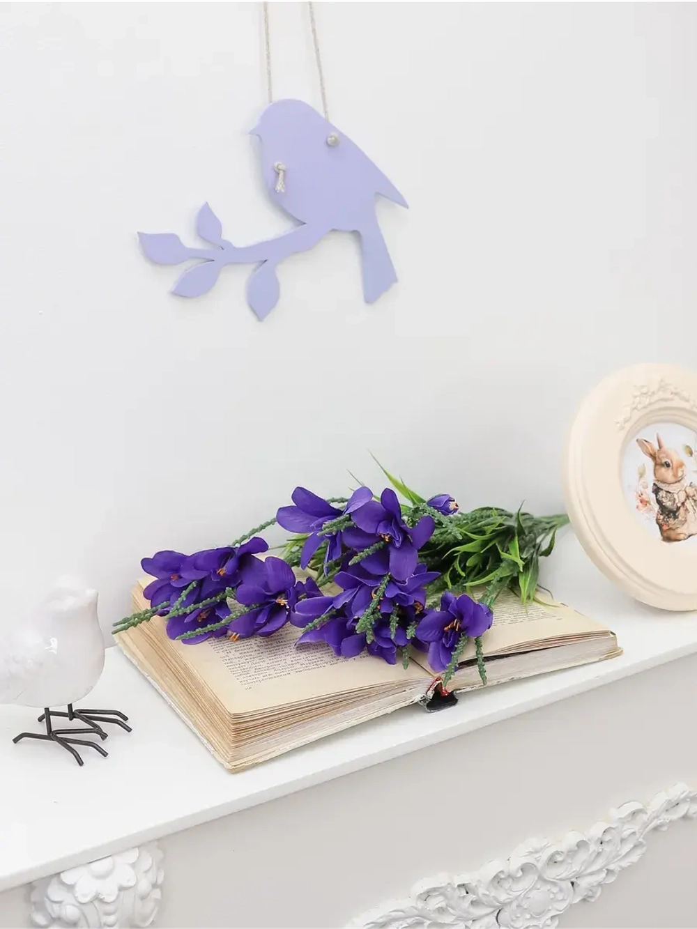 Искусственные цветы для декора ирисы