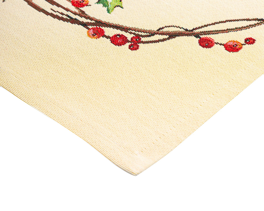 Набор салфеток 2шт 40х50см Mix&Match Home Зимний пир Скворечники бежевый