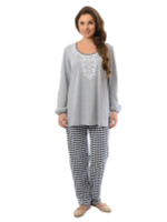 Брюки Б-18Х/синяя-клетка