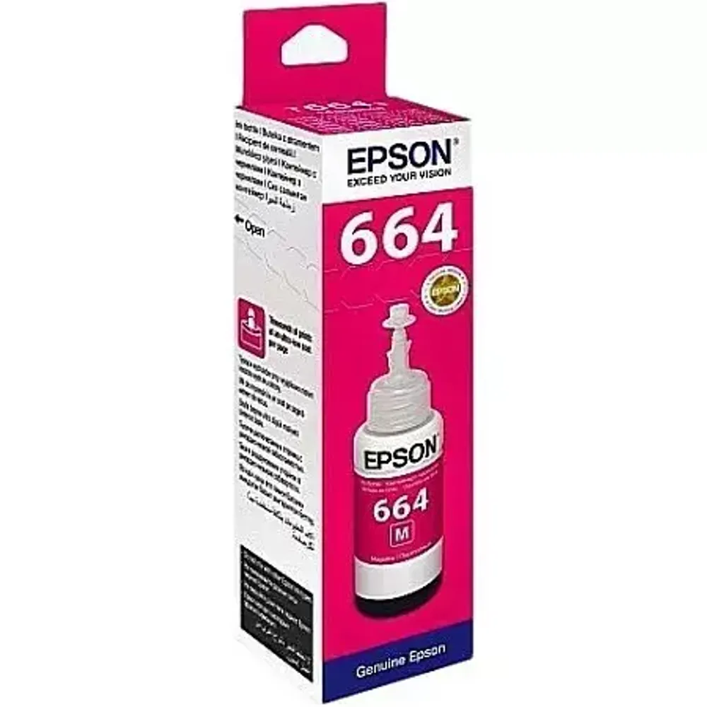 Контейнер с чернилами Epson C13T66434A L100/L200 Magenta ink bottle 70ml