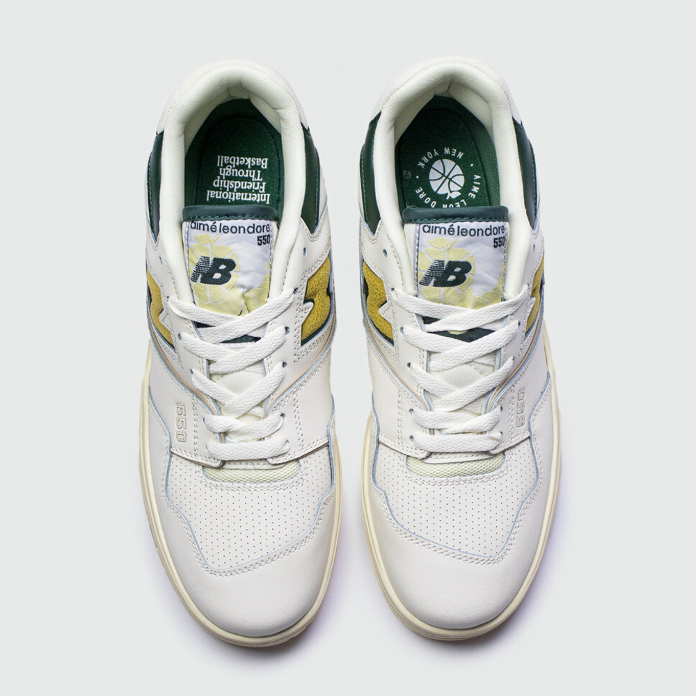 кроссовки New Balance 550 White Green