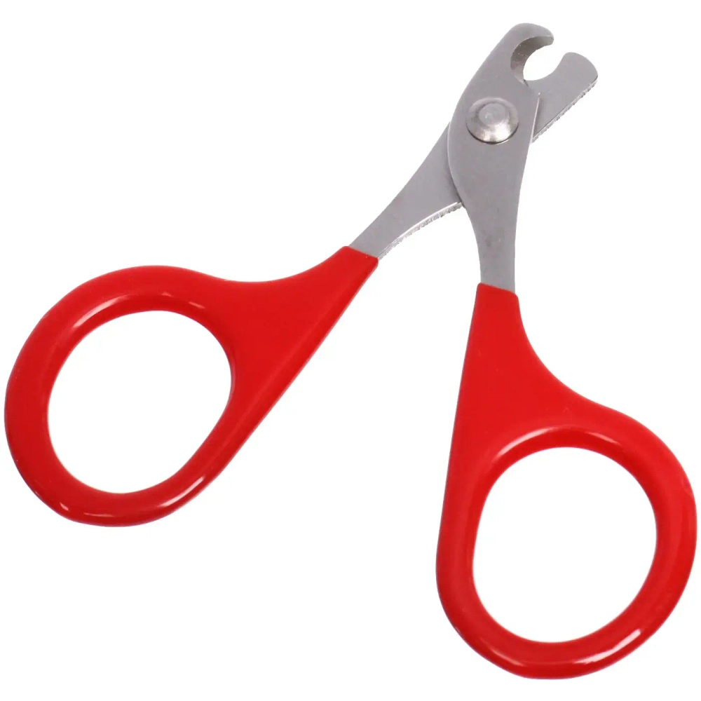 Когтерез для животных «ЗООУЛЬТРА», механизм ножницы, цвет красный, 8*5,5см