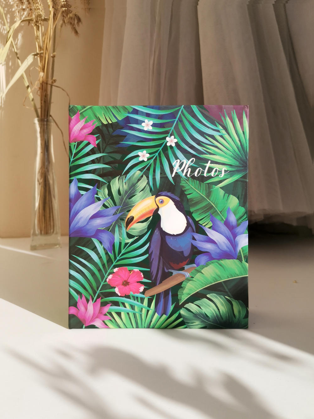 Фотоальбом на 100 фото 10х15 см, пластик. листы belle fleur Тукан