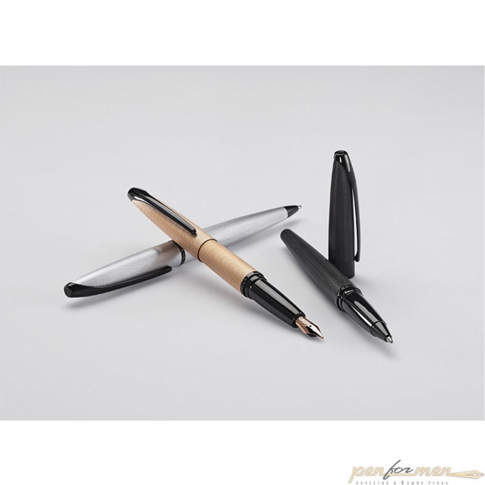 Перьевая ручка Cross ATX Brushed Black PVD перо M (886-41MJ)
