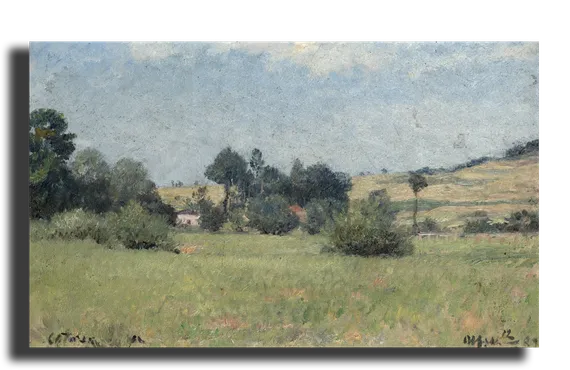 Репродукция "Адриан ван дер Верфф - Весенний пейзаж"