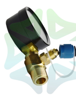 Вакуумметр TG3 для вакуумного насоса вход 3/8 BSP выход 1/4 SAE