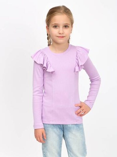 Джемпер для девочек "Стрекоза-3" сиреневый, р.128 (Ивашка)