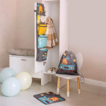 Наклейки для школы Львенок (серый), 56 шт