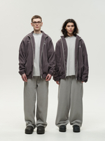 Zip-Up Sweatshirt Grey Excalibur