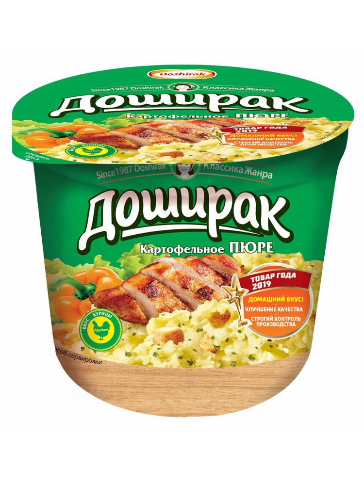 Пюре картофельное Доширак Со вкусом курицы 40 г