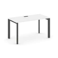 Style Project Стол письменный SN-59P.SP-005 Белый/Металл Антрацит/Черный Заглушка 1780*600*750