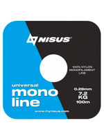 Леска для рыбалки Nisus MONOLINE Blue Nylon 0,25mm/100m (N-MB-025-100)