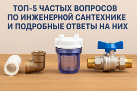 ТОП-5 частых вопросов по инженерной сантехнике и подробные ответы на них
