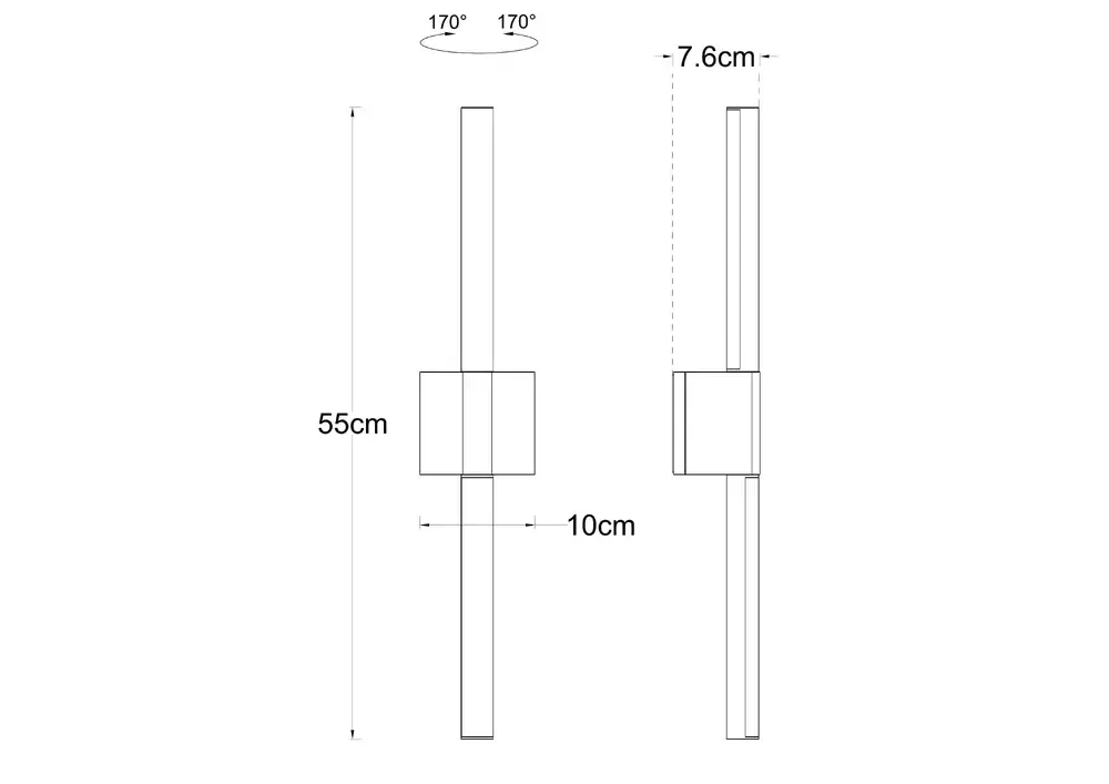 Уличный настенный светильник Arte lamp