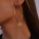 Серьги-хупы ANTU